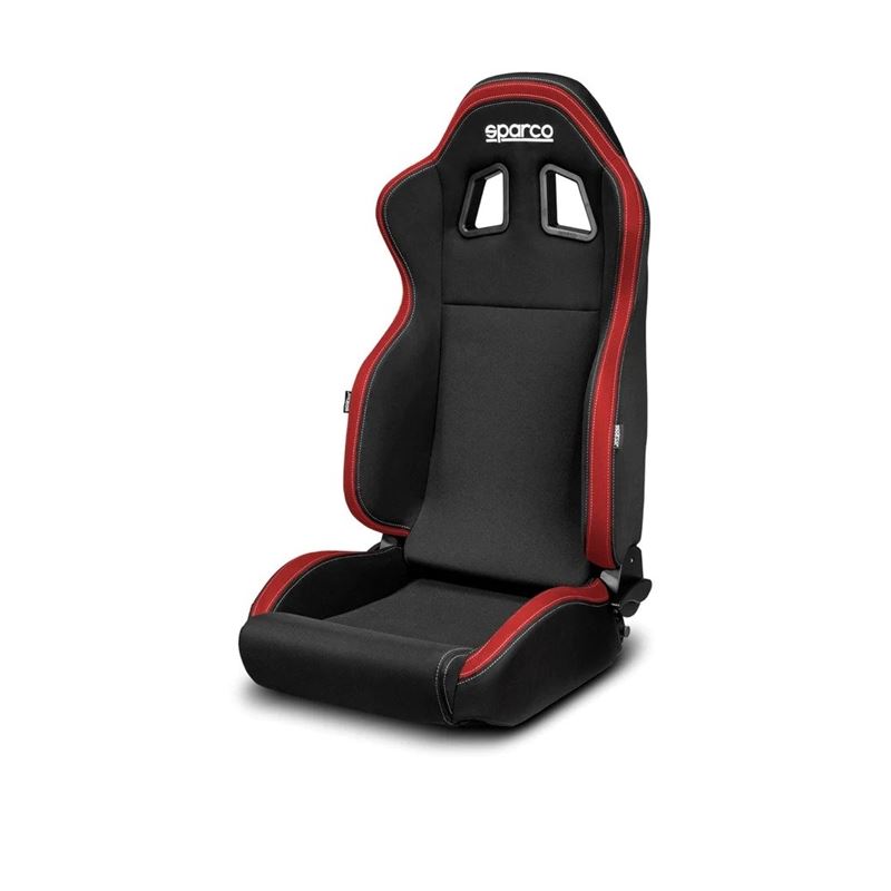 Sparco Seat R100 Black / Red Fabric