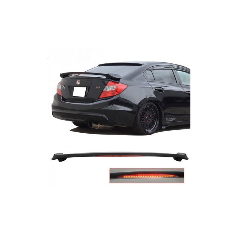 12-15 Civic 4D Modulo Style Trunk Lip Spoiler with