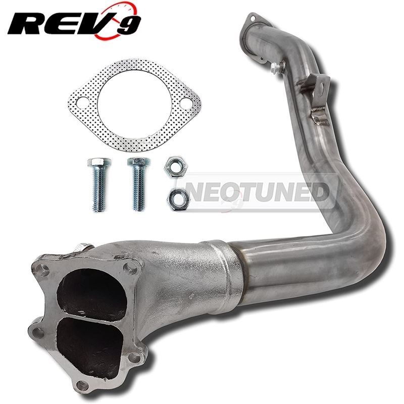 Rev9 Divided Bell Mouth Turbo Downpipe