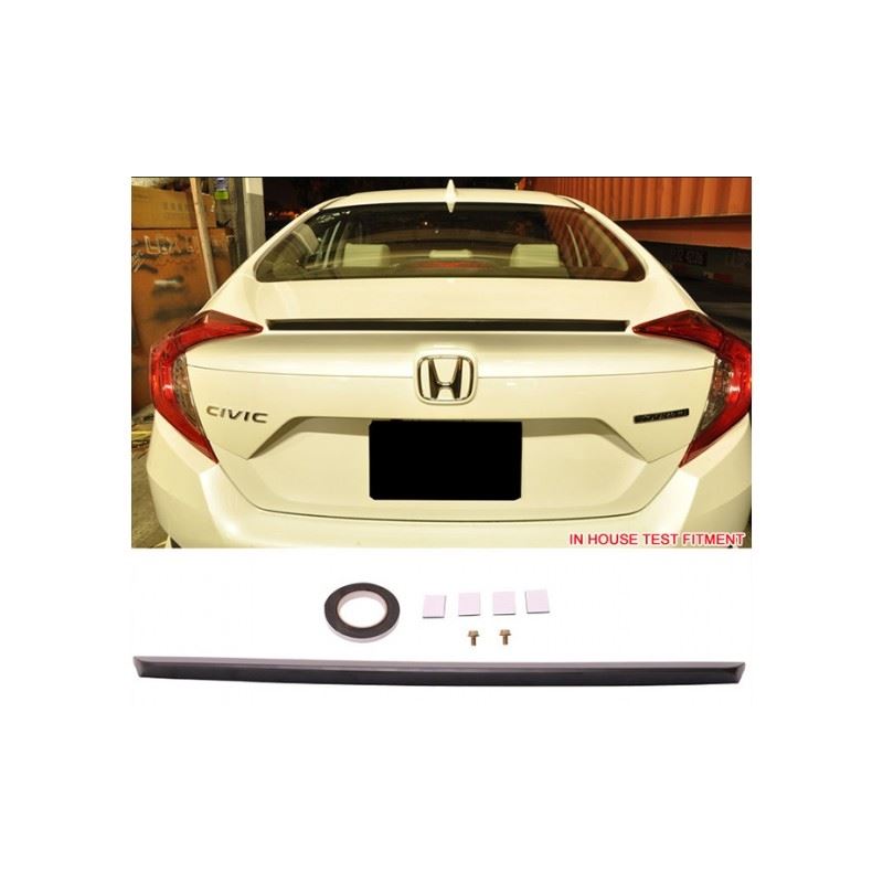 2016-2018 Honda Civic X Sedan OEM Style Trunk Spoi