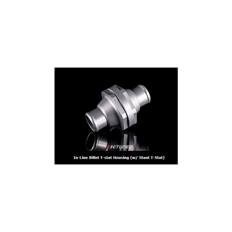 K-TUNED IN-LINE BILLET THERMOSTAT HOUSING W/ STANT