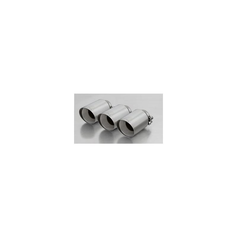 REMUS tail pipe set 3 tail pipes 102 mm angled, st