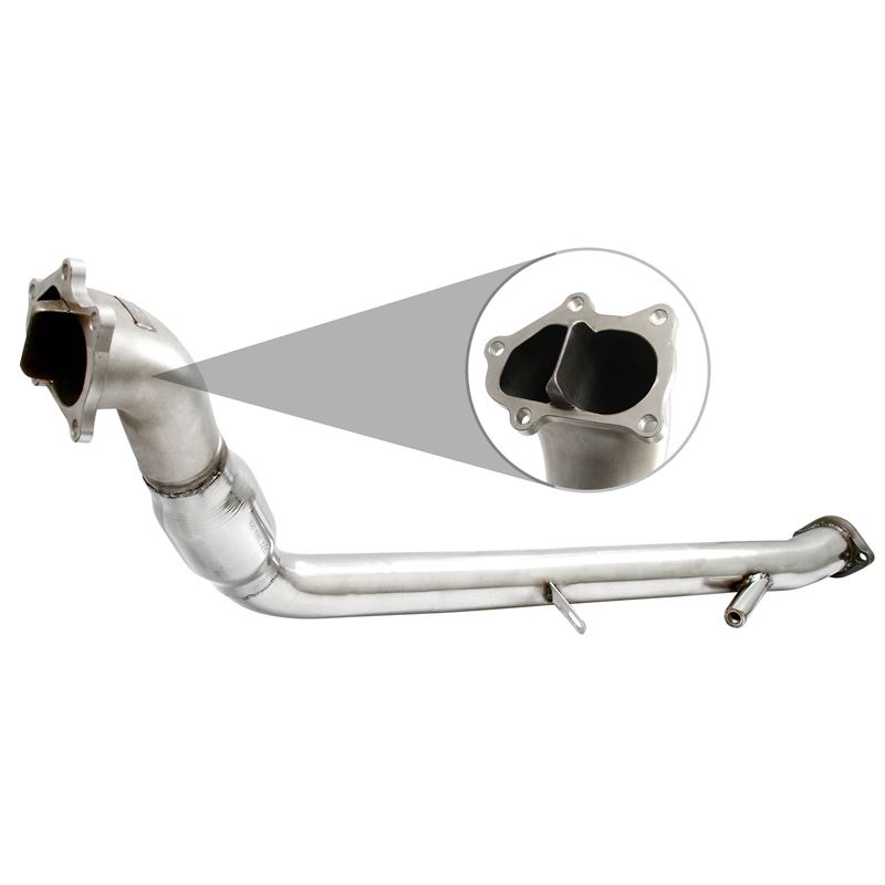 Injen Catless Divorced Downpipe – 2008-2014 Subaru