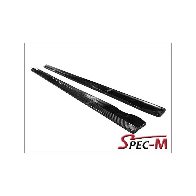 JPM Carbon Fiber Side Skirts Extension Lip For 200