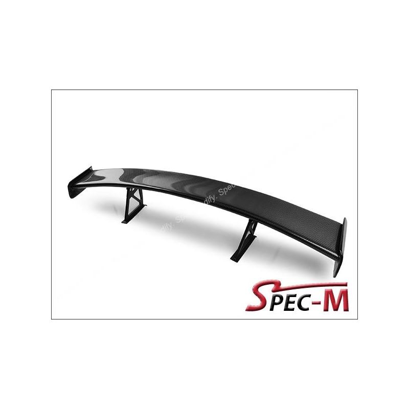 Black Series Style Carbon Fiber Trunk Spoiler Wing