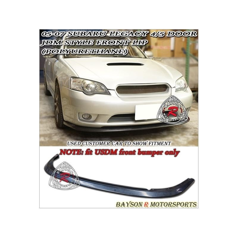05-07 Subaru Legacy JDM Style Front Bumper Lip (Po