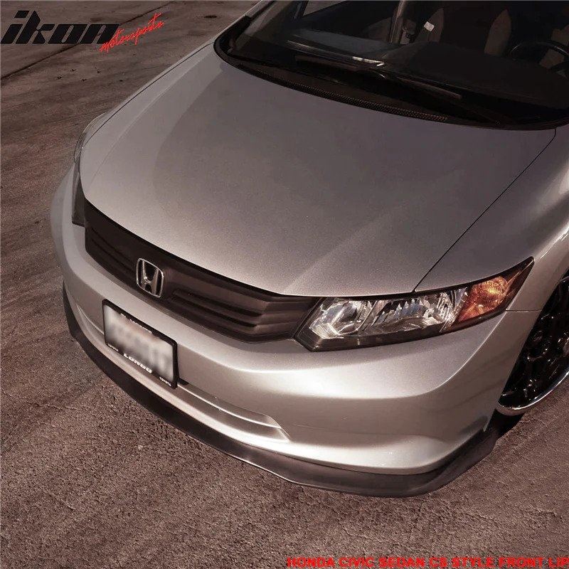 2012 Honda Civic Sedan CS2 Style Front Bumper Lip