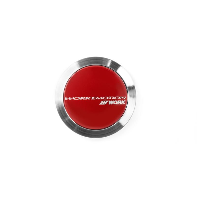 Work Emotion Series Flat Type Red With Silver Ring
