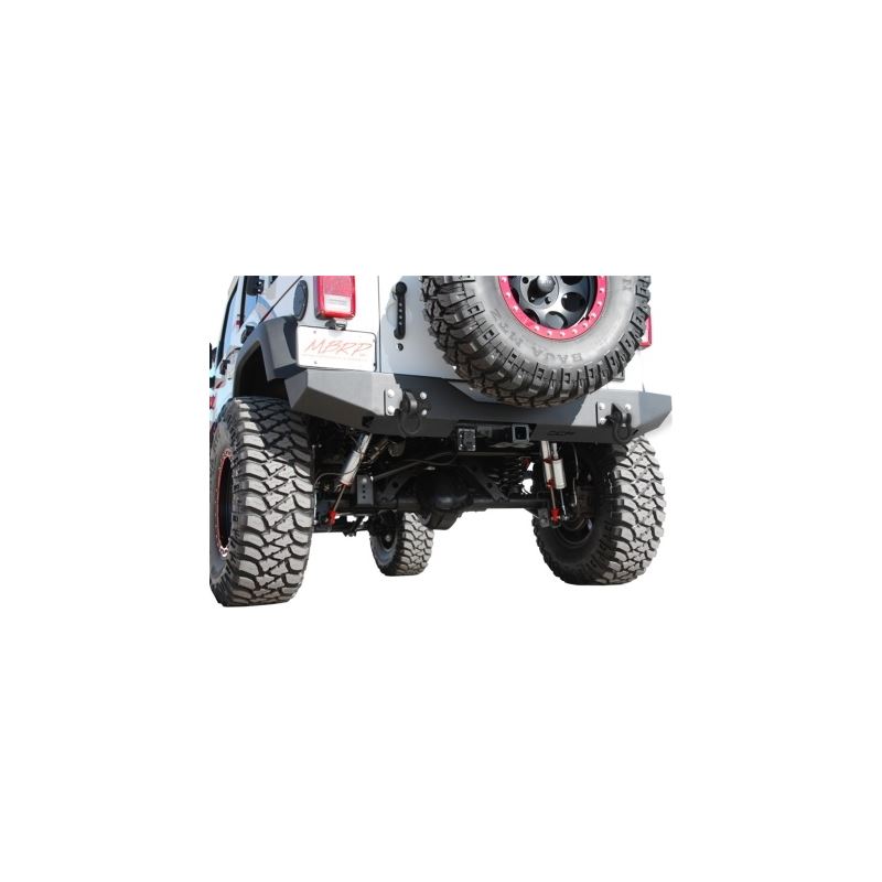 MBRP 07-10 Jeep Wrangler JK Rear Full Width Bumper