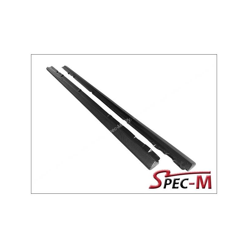 JPM Carbon Fiber Side Skirts Extension Lip For 201