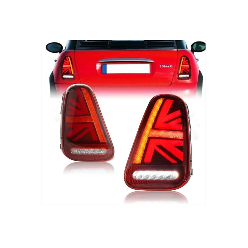 Archaic Full LED Red Tail Lights Assembly For Mini