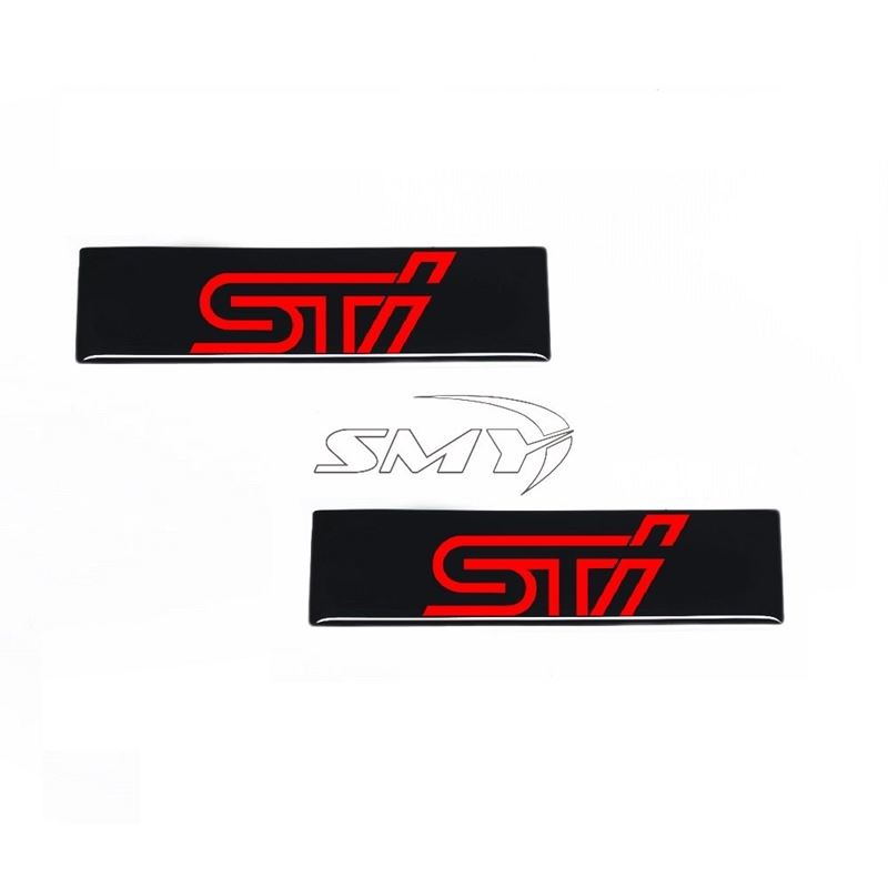 SMY Gel STI Emblems for WeatherTech Mats (Pair)