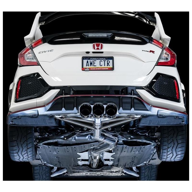 AWE Track Edition Exhaust for FK8 Civic Type R (includes Front Pipe