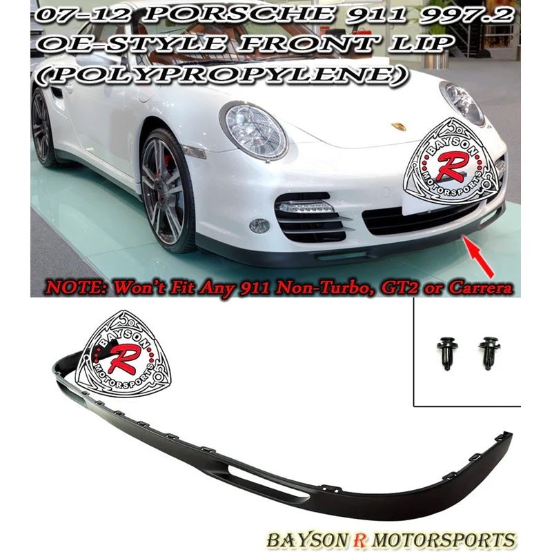 BaysonR OE Style Front Lip For 2007-2013 Porsche 9