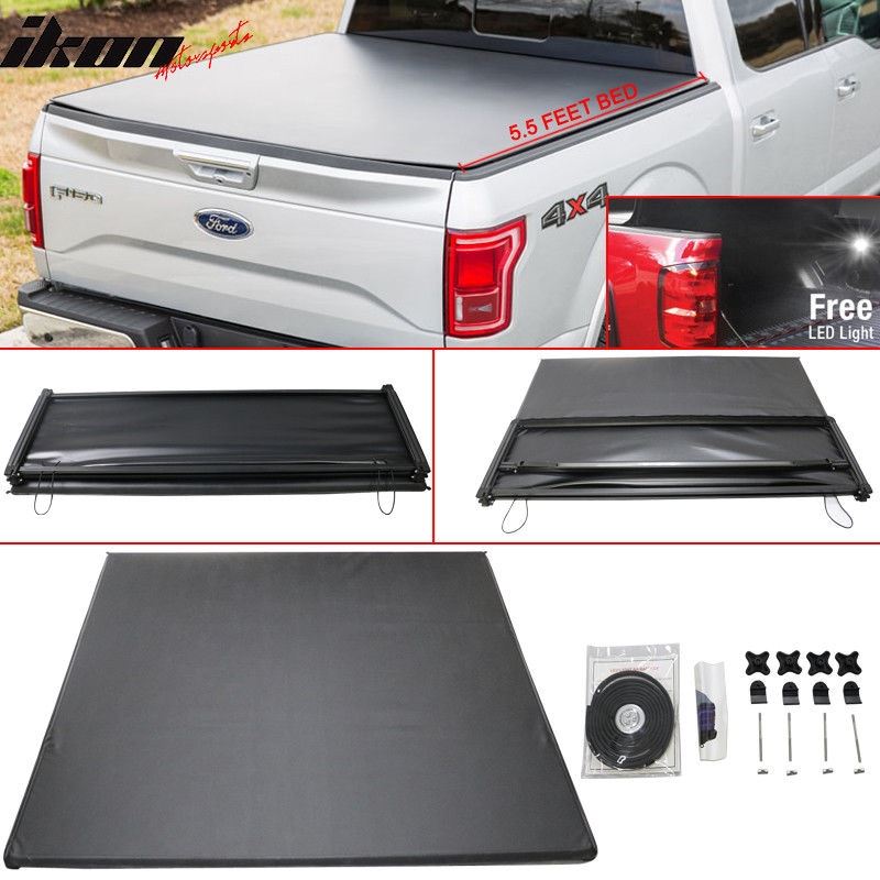 15-17 Ford F-150 5.5 Feet Bed Tri-Fold Soft Tonnea