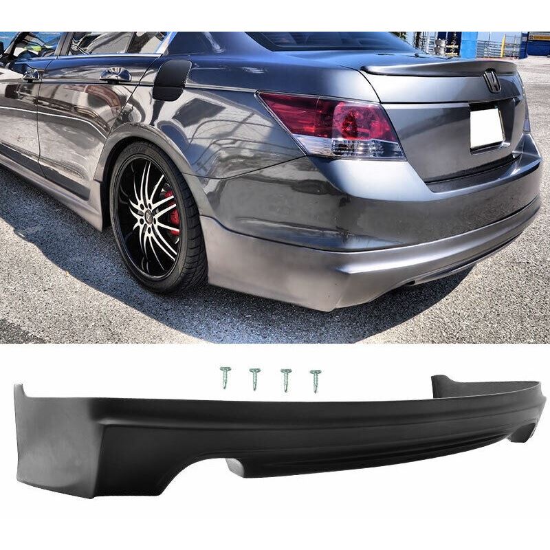 08-10 Honda Accord Mugen Style Rear Bumper Lip Unp