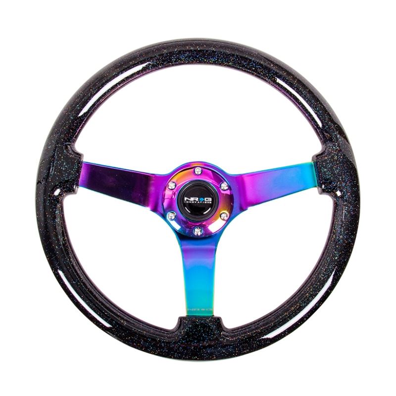 NRG Reinforced Steering Wheel (350mm / 3in. Deep) 