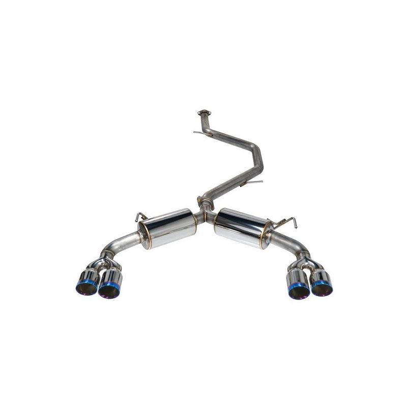 Remark Sports Touring Exhaust [Quad-Exit] Burnt Ti