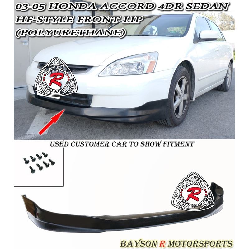 Bayson R HF Style Front Lip For 2003-2005 Honda Ac