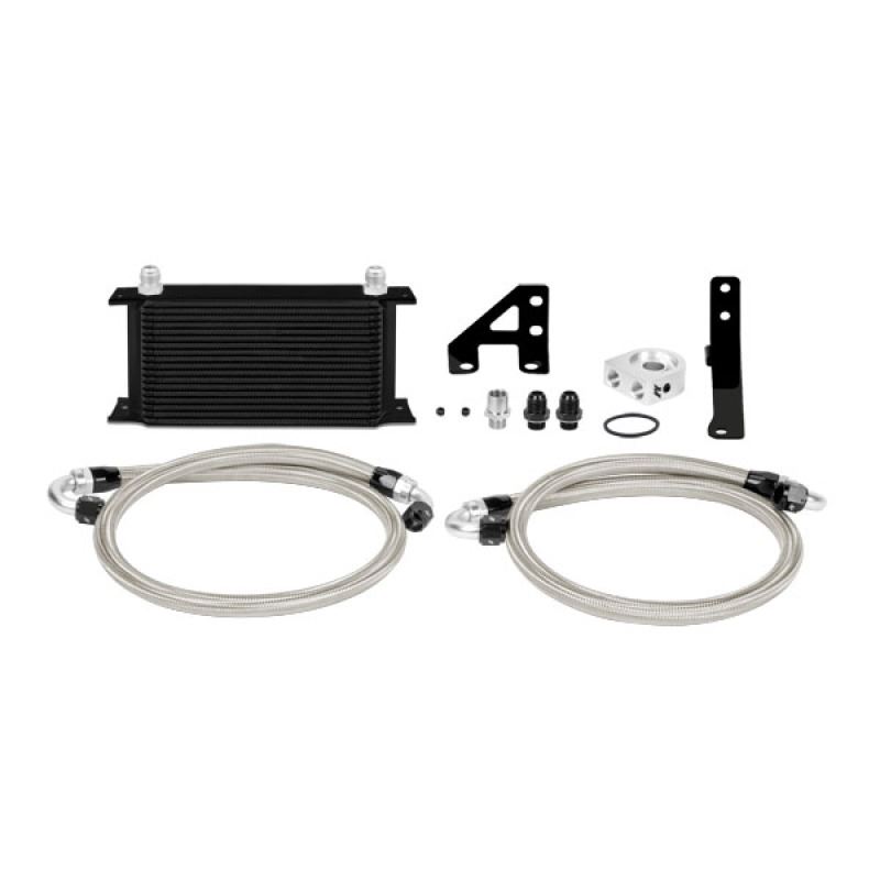 15+ Subaru STI Thermostatic Oil Cooler Kit - Black