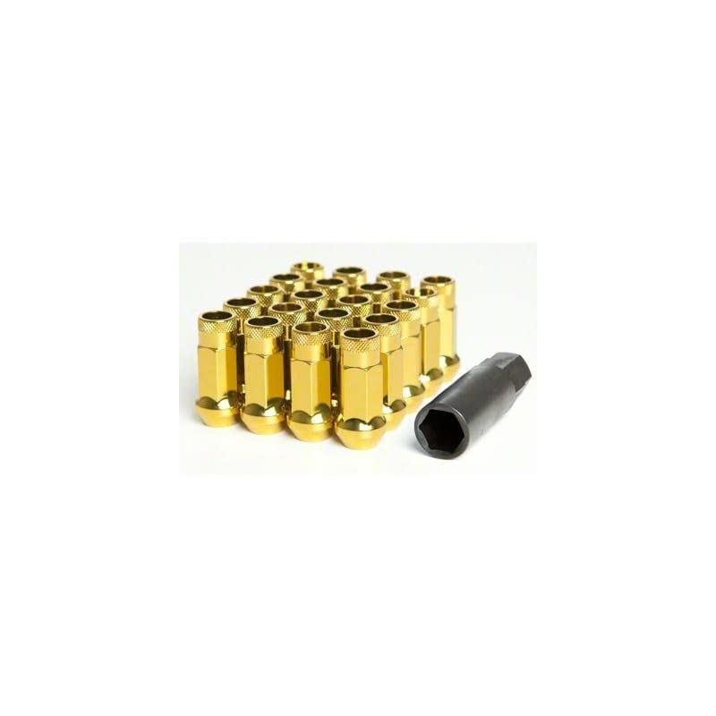 Muteki SR48 Open End Lug Nuts – M12 x 1.25 Gold