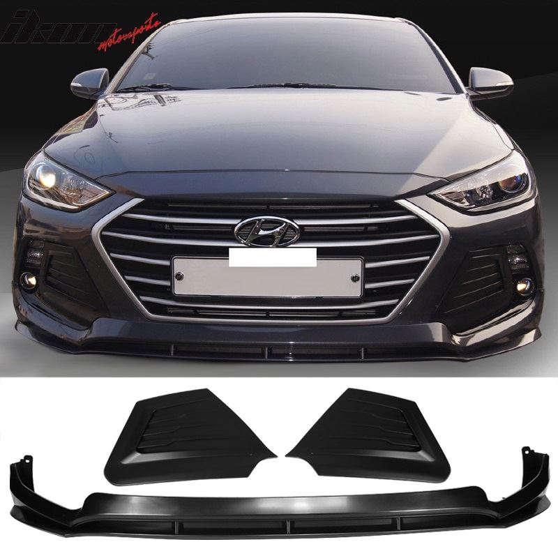 17-18 Hyundai Elantra SPW Style Front Bumper Lip P