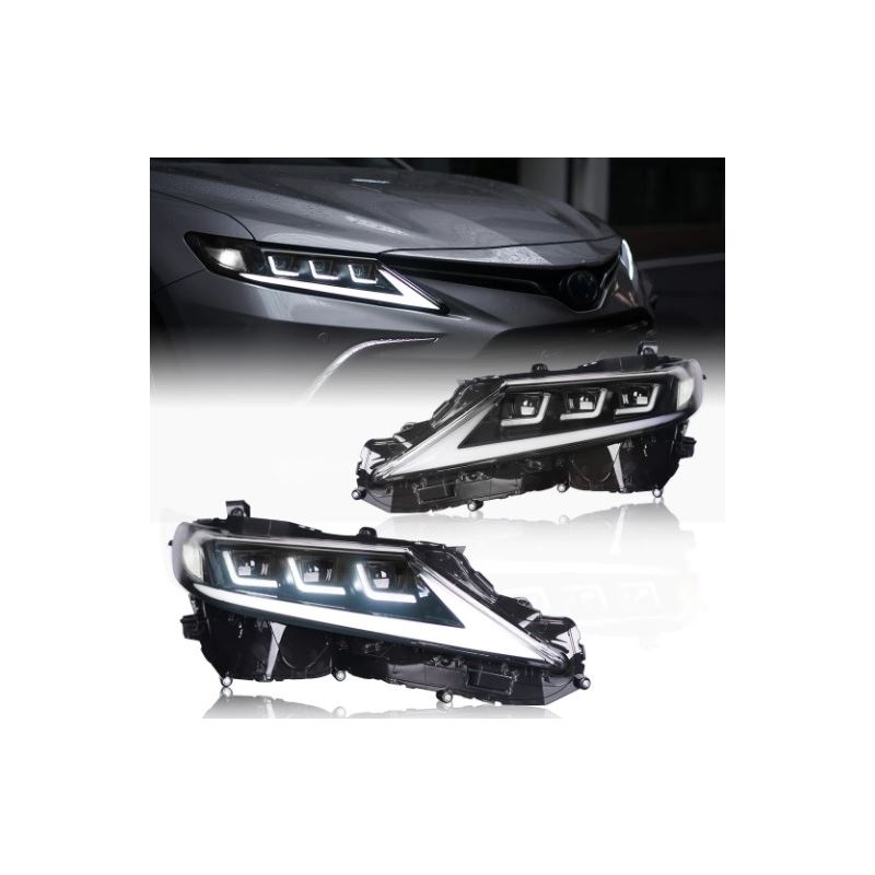 Archaic Full LED Headlights Assembly For Toyota Ca