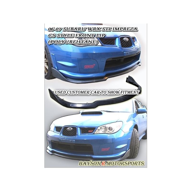 06-07 Subaru Impreza WRX/STI CS-Style Front Lip (P