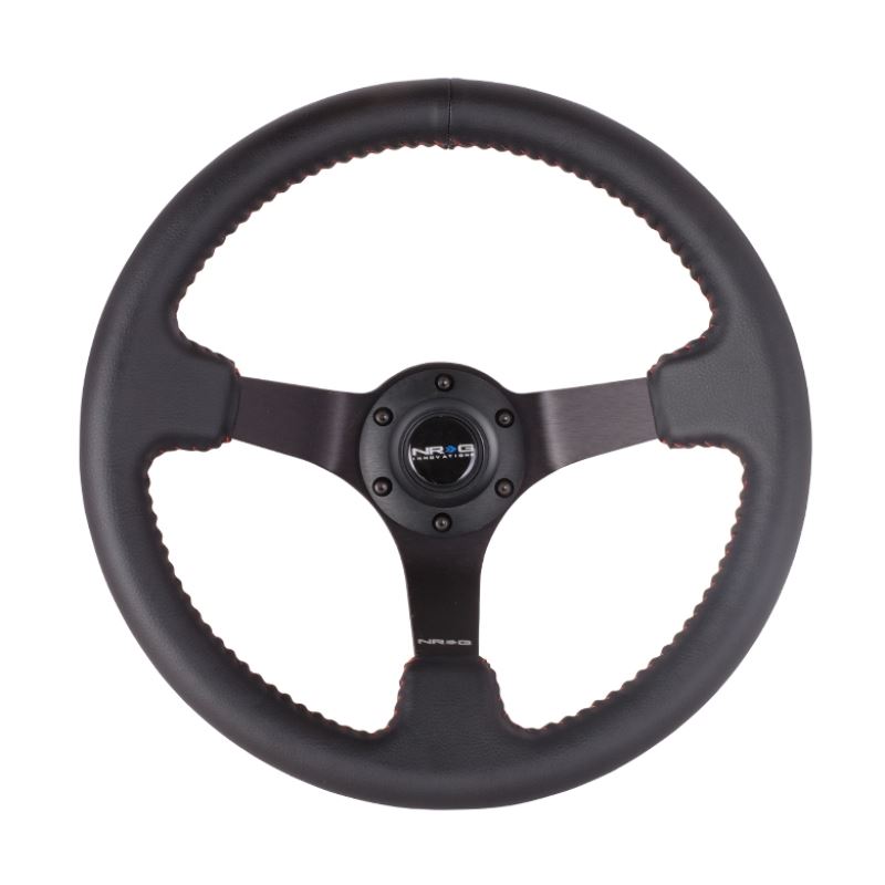 NRG Sport Steering Wheel (350mm / 3in. Deep) Black