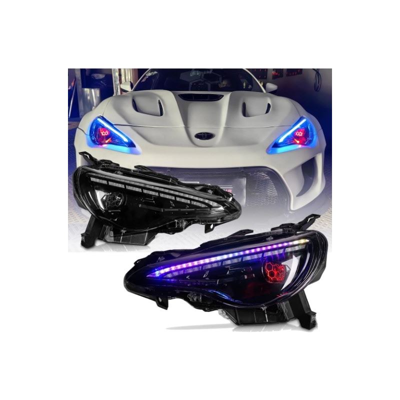 Archaic RGB Full LED Headlights Assembly For Scion