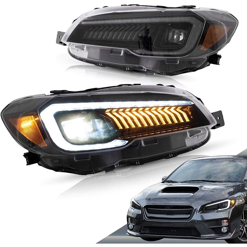 VLAND LED Headlights Compatible with WRX Subaru 20