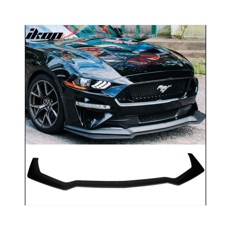 IKONMOTORSPORT GT STYLE FRONT LIP FORD MUSTANG 18-
