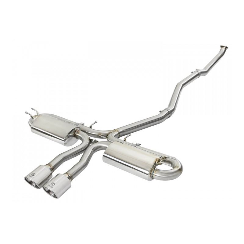 aFe Takeda 3in 304 SS Cat-Back Exhaust System w/Po