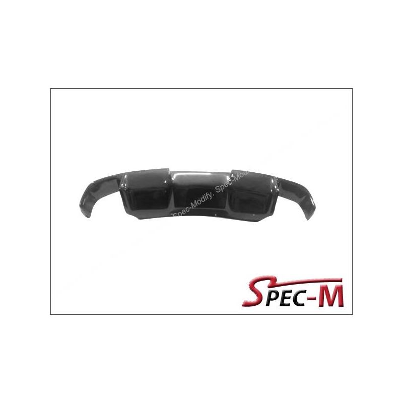 3D Style Carbon Fiber Rear Diffuser For 2009+ BMW 