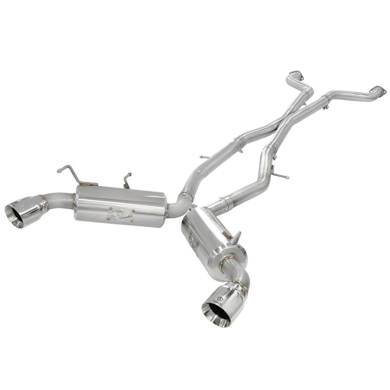 AFE TAKEDA 2.5INCH SS EXHAUST CAT-BACK 09+ NISSAN 