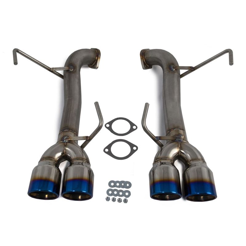 ETS Extreme Axleback System Blue Tips w/ No Muffle