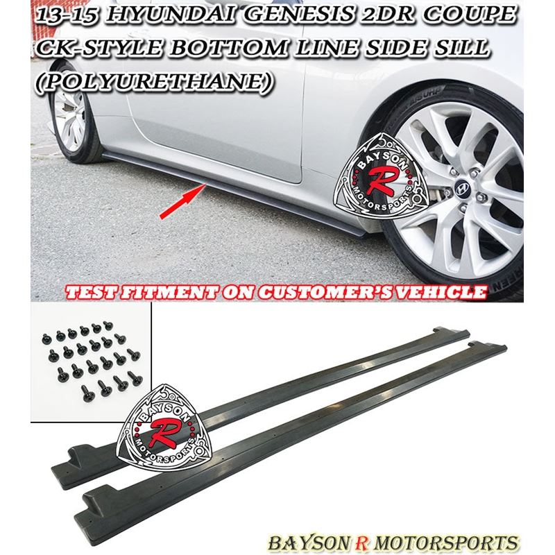 Bayson R CK Style Side Skirts For 2010-2016 Hyunda