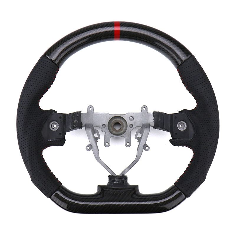 FactionFab Steering Wheel Carbon and Leather Subar