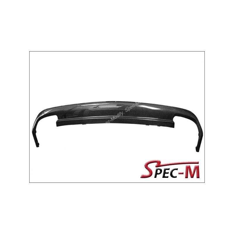 EO Style Rear Bumper Diffuser Carbon Fiber Fit Mer